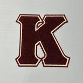 Kappa “K” Crimson Chenille Patch